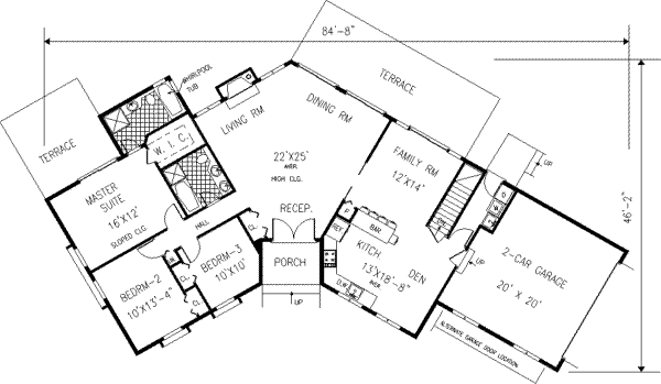 Main Floor Plan: 43-127