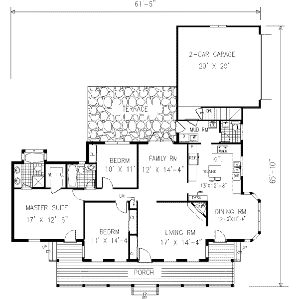 Main Floor Plan: 43-128