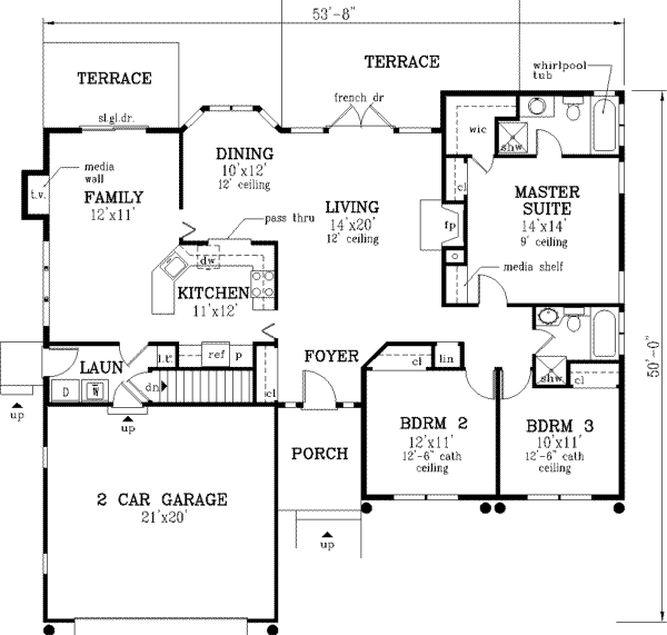 Main Floor Plan: 43-131