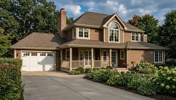 Traditional house plans 43-133 - front exterior, 1,701 sq ft, 3 bed, 2 bath house plans | Monster House Plans
