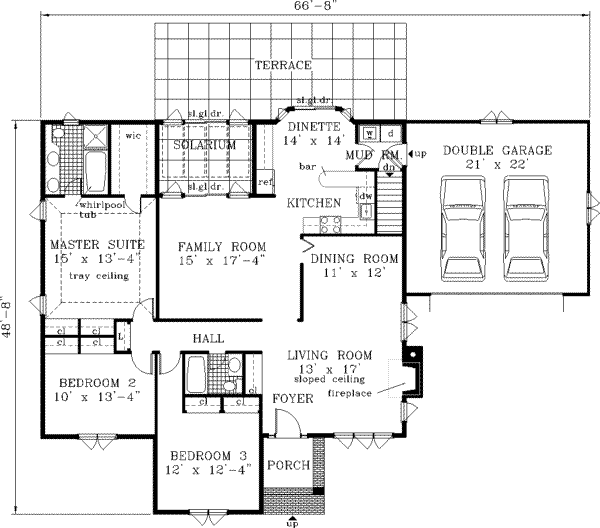 Main Floor Plan: 43-134