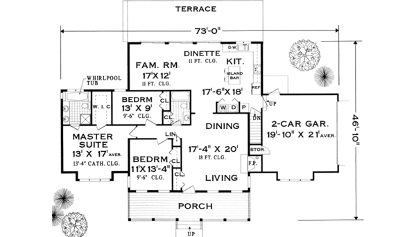 Main Floor Plan: 43-135