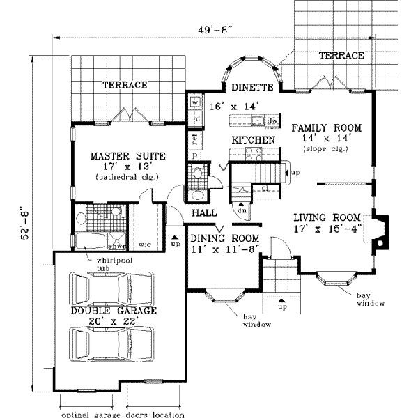 Main Floor Plan: 43-136