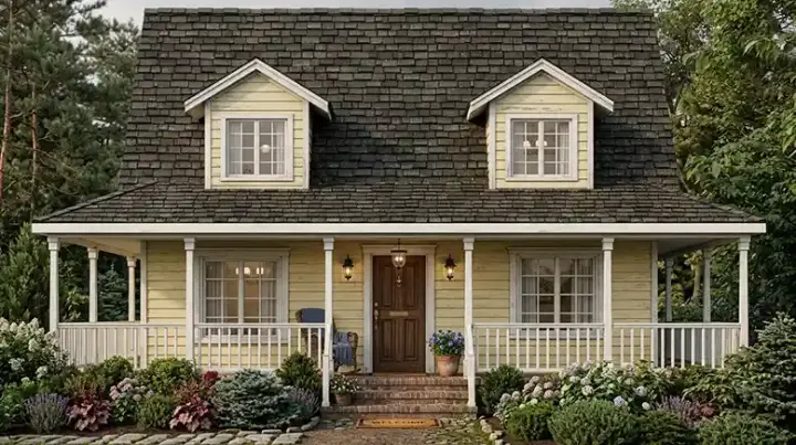 Country house plans 43-139 - front exterior, 1,758 sq ft, 3 bed, 2 bath house plans | Monster House Plans