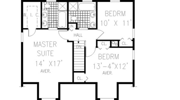 Upper/Second Floor Plan: 43-139