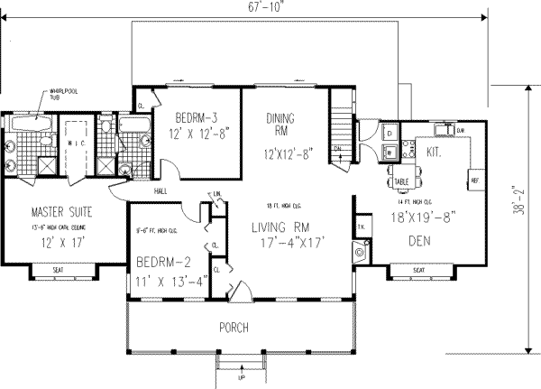 Main Floor Plan: 43-140