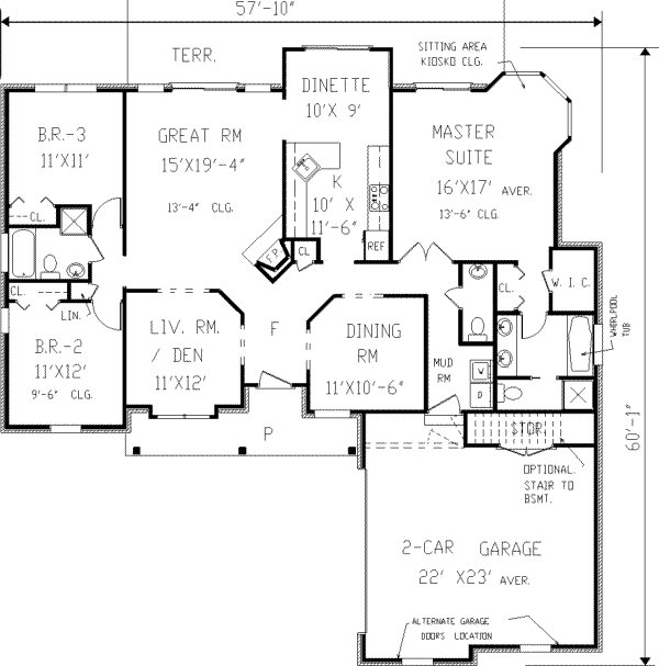 Main Floor Plan: 43-145