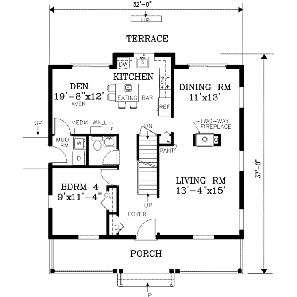 Main Floor Plan: 43-147