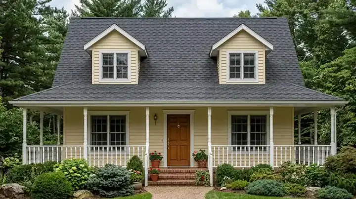 Country house plans 43-149 - front exterior, 1,863 sq ft, 4 bed, 2 bath house plans | Monster House Plans