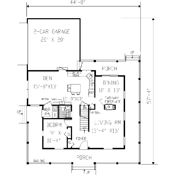 Main Floor Plan: 43-149