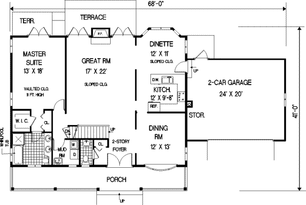 Main Floor Plan: 43-151