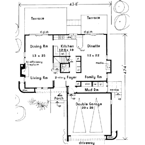 Main Floor Plan: 43-159
