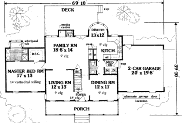 Main Floor Plan: 43-160