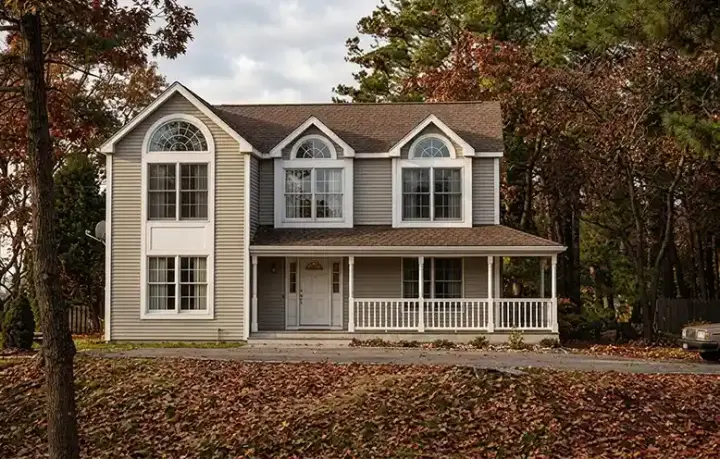 Traditional house plans 43-161 - front exterior, 2,100 sq ft, 4 bed, 2 bath house plans | Monster House Plans