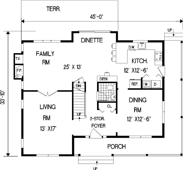 Main Floor Plan: 43-161