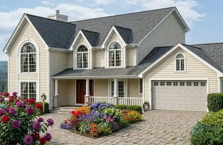 Country house plans 43-170 - front exterior, 2,170 sq ft, 4 bed, 2 bath house plans | Monster House Plans