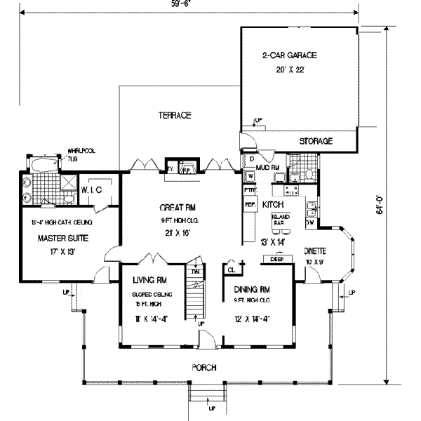 Main Floor Plan: 43-171