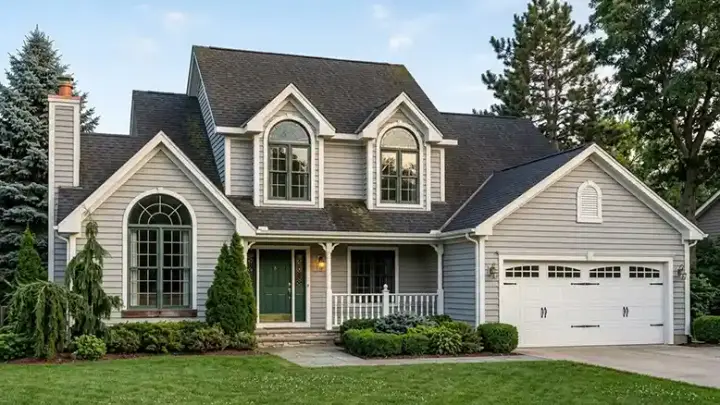 Traditional house plans 43-172 - front exterior, 2,196 sq ft, 4 bed, 2 bath house plans | Monster House Plans