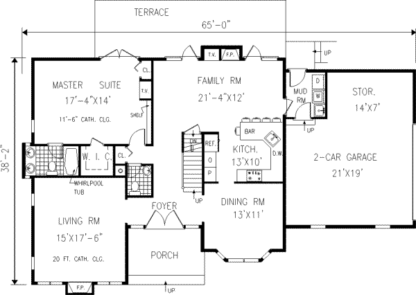 Main Floor Plan: 43-177