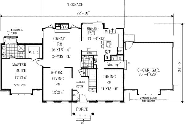 Main Floor Plan: 43-179