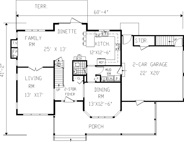 Main Floor Plan: 43-182
