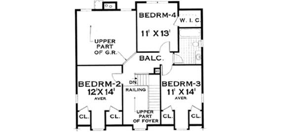 Upper/Second Floor Plan: 43-183