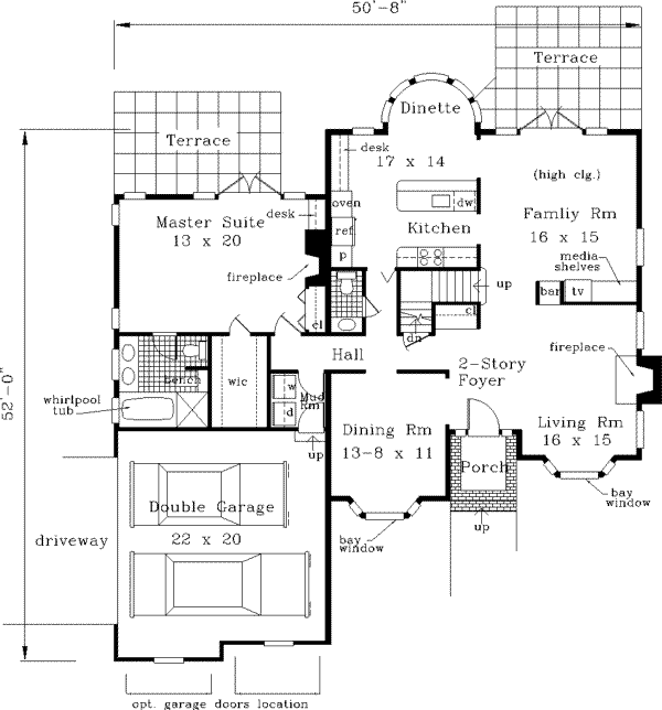 Main Floor Plan: 43-186