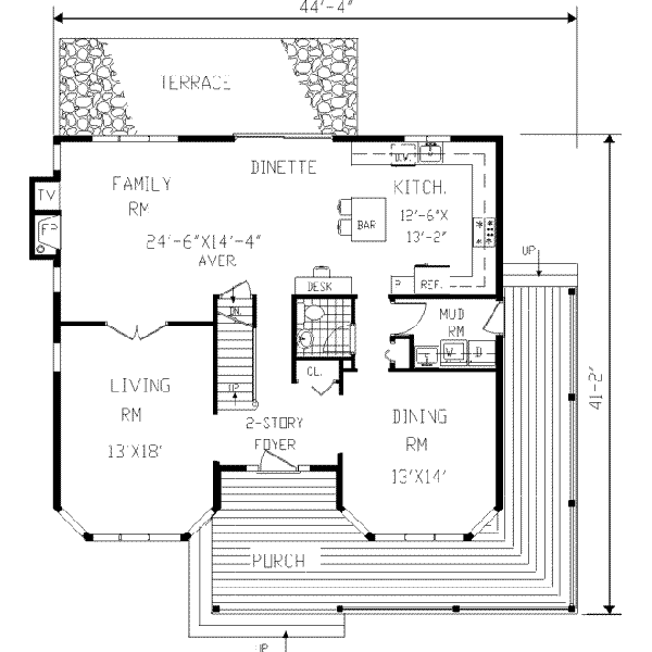 Main Floor Plan: 43-189