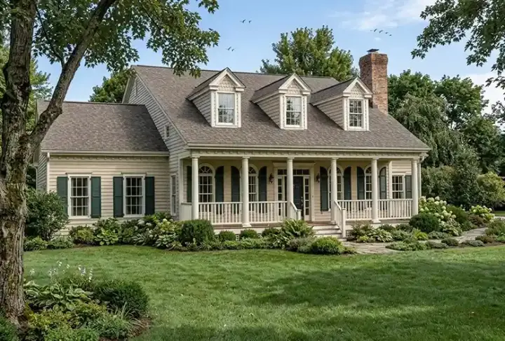 Country house plans 43-190 - front exterior, 2,353 sq ft, 4 bed, 2 bath house plans | Monster House Plans