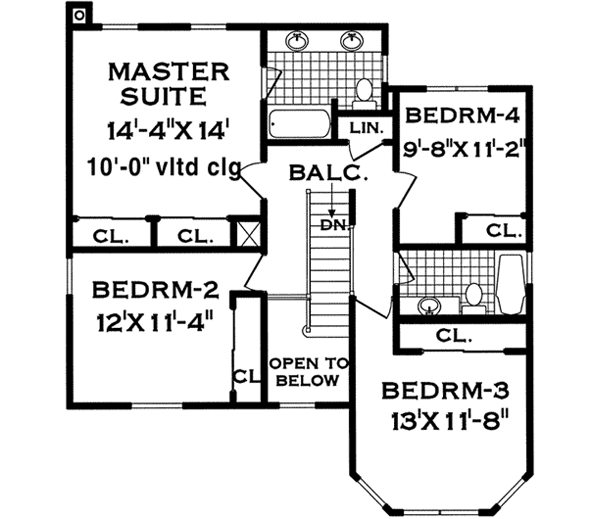 Upper/Second Floor Plan: 43-192