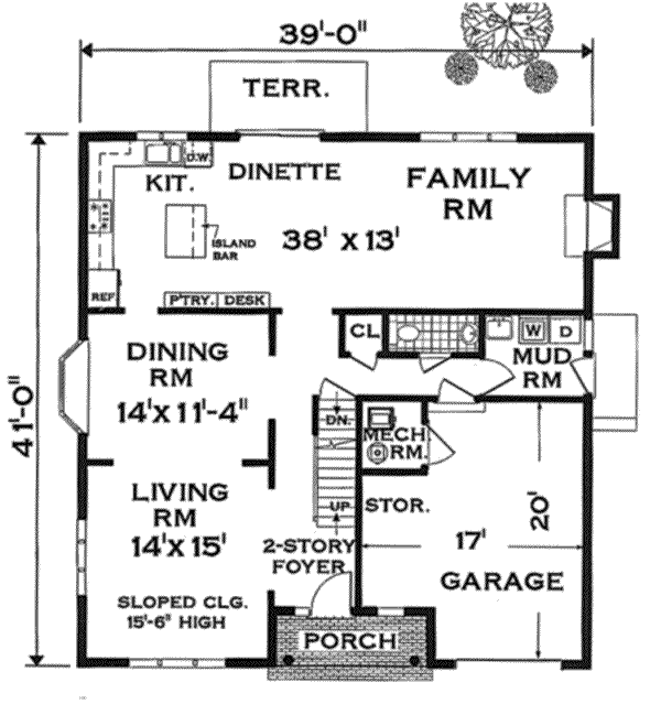 Main Floor Plan: 43-193