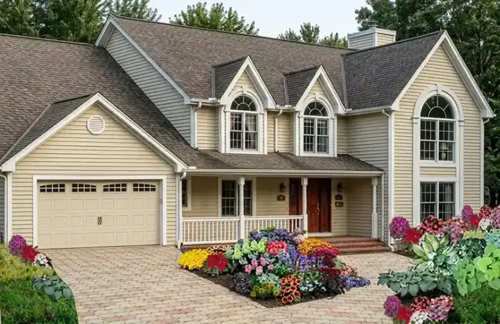 Traditional house plans 43-197 - front exterior, 2,416 sq ft, 5 bed, 2 bath house plans | Monster House Plans