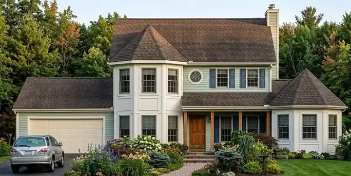 Southern house plans 43-199 - front exterior, 2,433 sq ft, 5 bed, 3 bath house plans | Monster House Plans