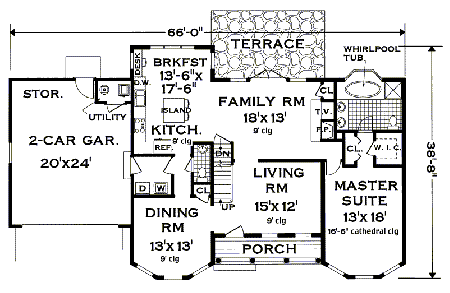 Main Floor Plan: 43-199