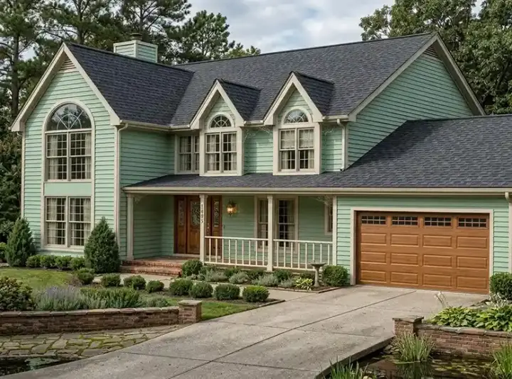 Traditional house plans 43-203 - front exterior, 2,455 sq ft, 5 bed, 2 bath house plans | Monster House Plans