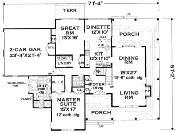Main Floor Plan: 43-205