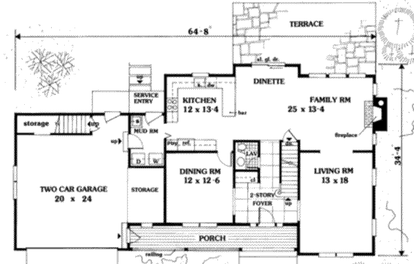 Main Floor Plan: 43-210