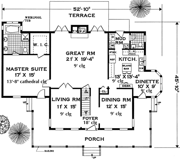 Main Floor Plan: 43-211