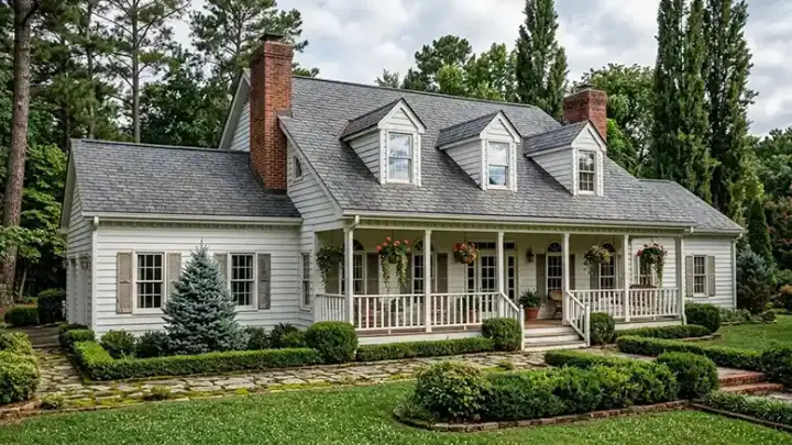 Country house plans 43-212 - front exterior, 2,705 sq ft, 5 bed, 3 bath house plans | Monster House Plans