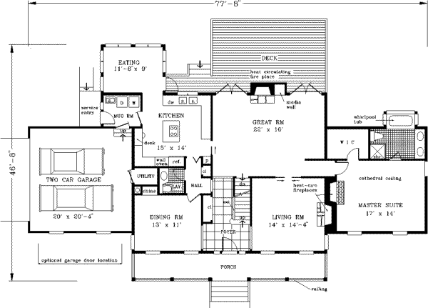 Main Floor Plan: 43-212