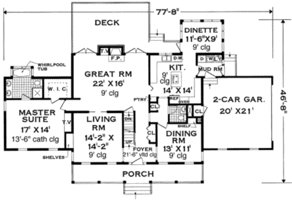 Main Floor Plan: 43-213