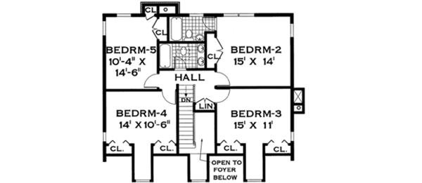 Upper/Second Floor Plan: 43-213