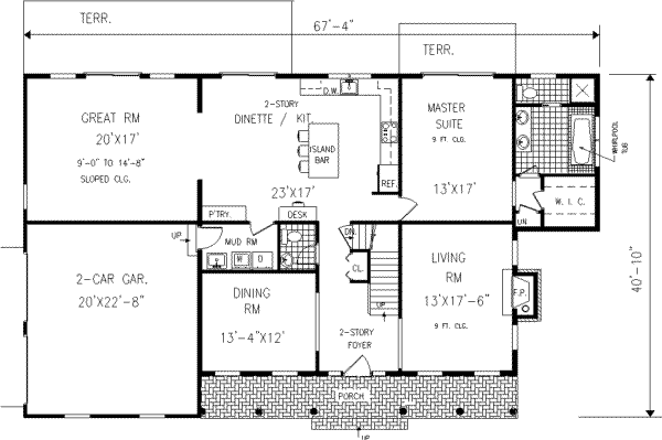 Main Floor Plan: 43-215