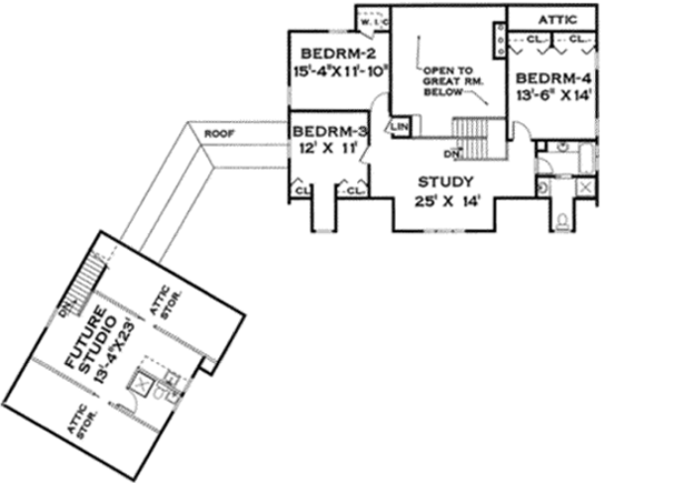 Upper/Second Floor Plan: 43-216