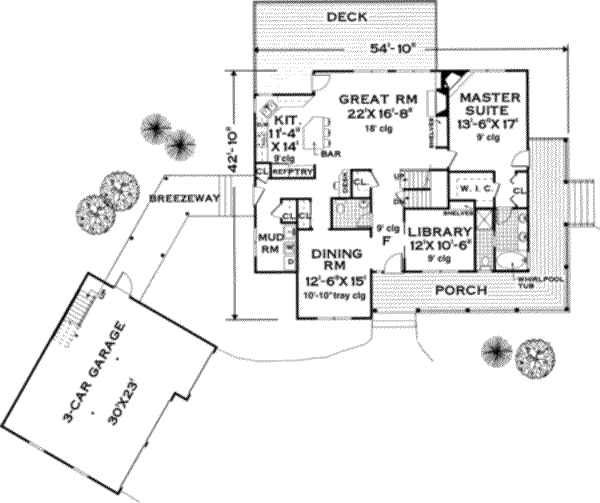 Main Floor Plan: 43-218