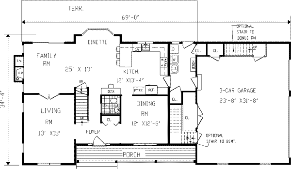 Main Floor Plan: 43-220