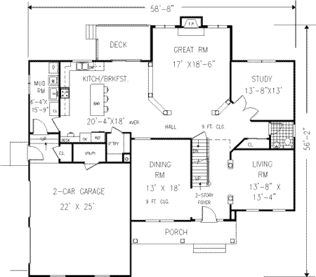Main Floor Plan: 43-222