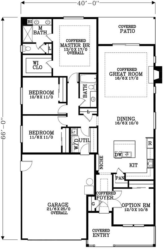 Main Floor Plan: 44-458