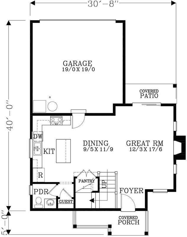 Main Floor Plan: 44-459