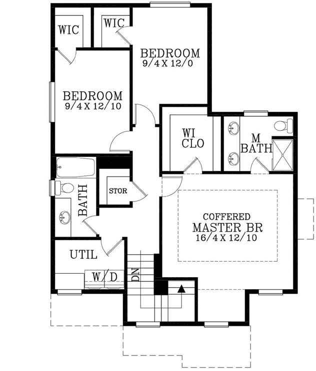 Upper/Second Floor Plan: 44-459